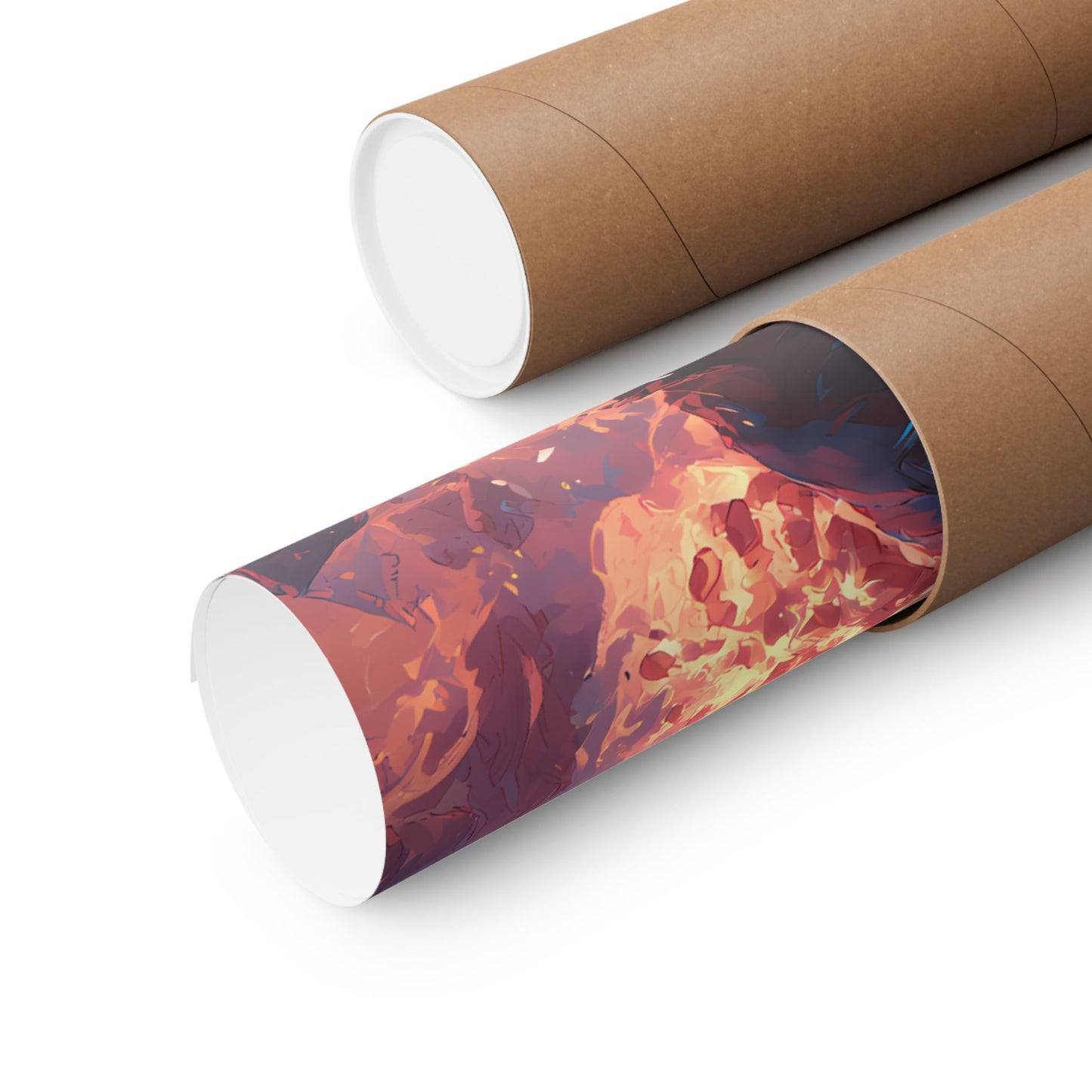 Icy Flames Shoto Todoroki My Hero Academia Anime Matte Vertical Poster Wall Art