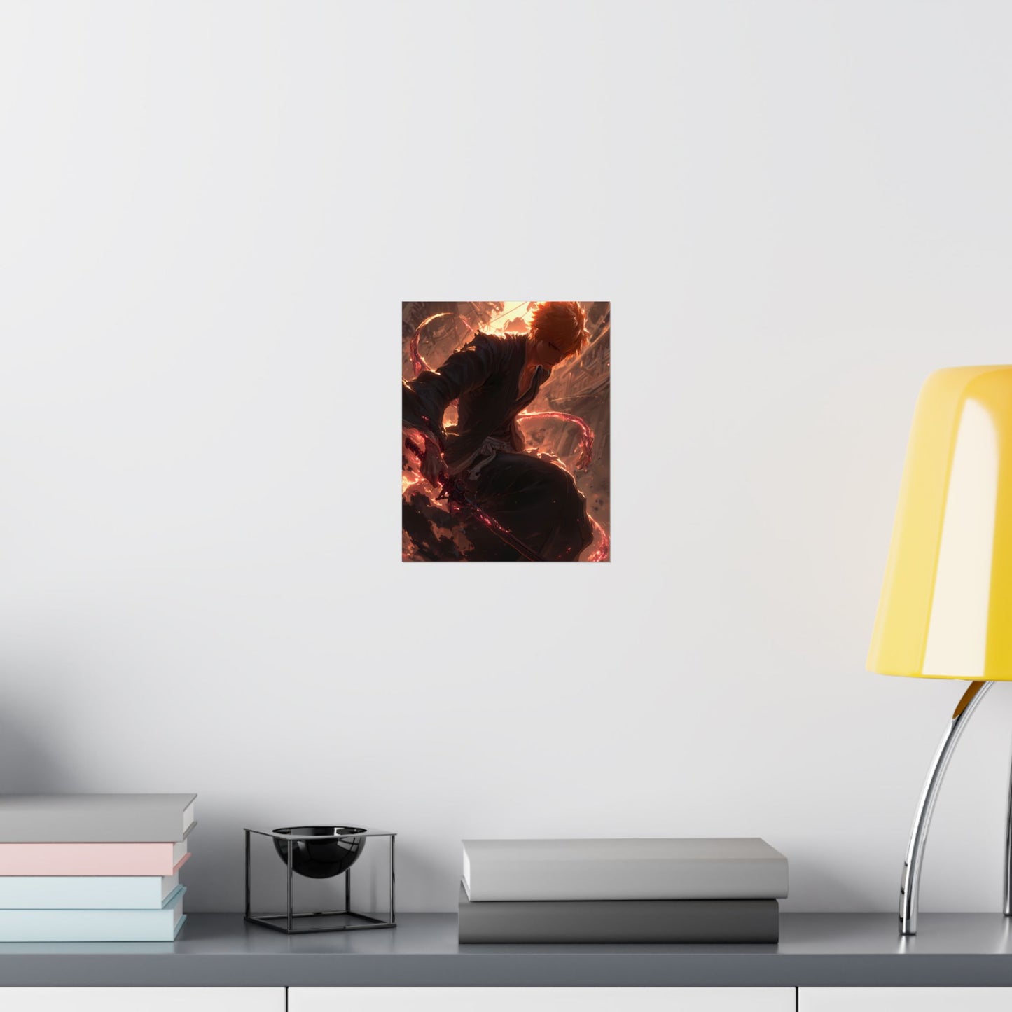 Ichigo Kurosaki Bleach Thousand Year Blood War Anime Matte Vertical Poster Wall Art