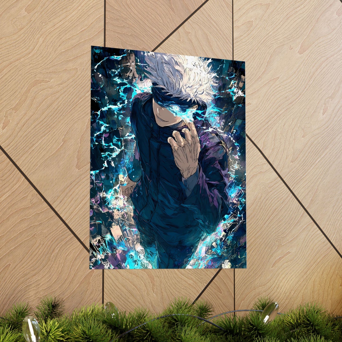 Jujutsu Kaisen Gojo Satoru Matte Vertical Poster Wall Art