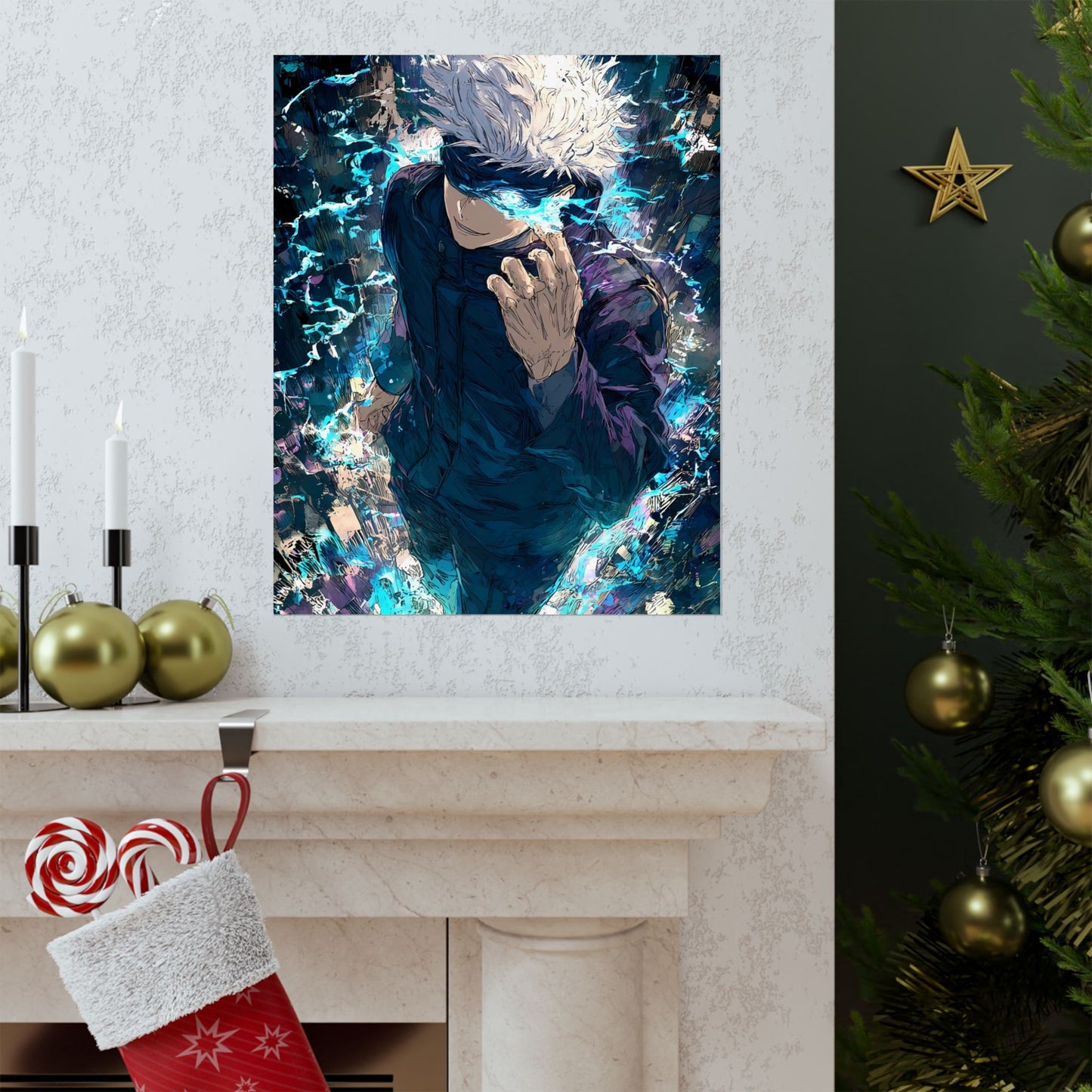 Jujutsu Kaisen Gojo Satoru Matte Vertical Poster Wall Art