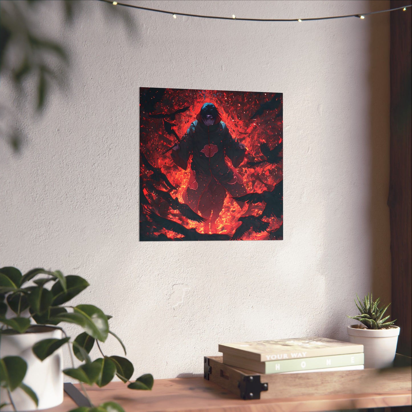 Itachi Uchiha, Tsukuyomi Naruto Shippuden Anime Fan Art Vertical Poster Wall Art