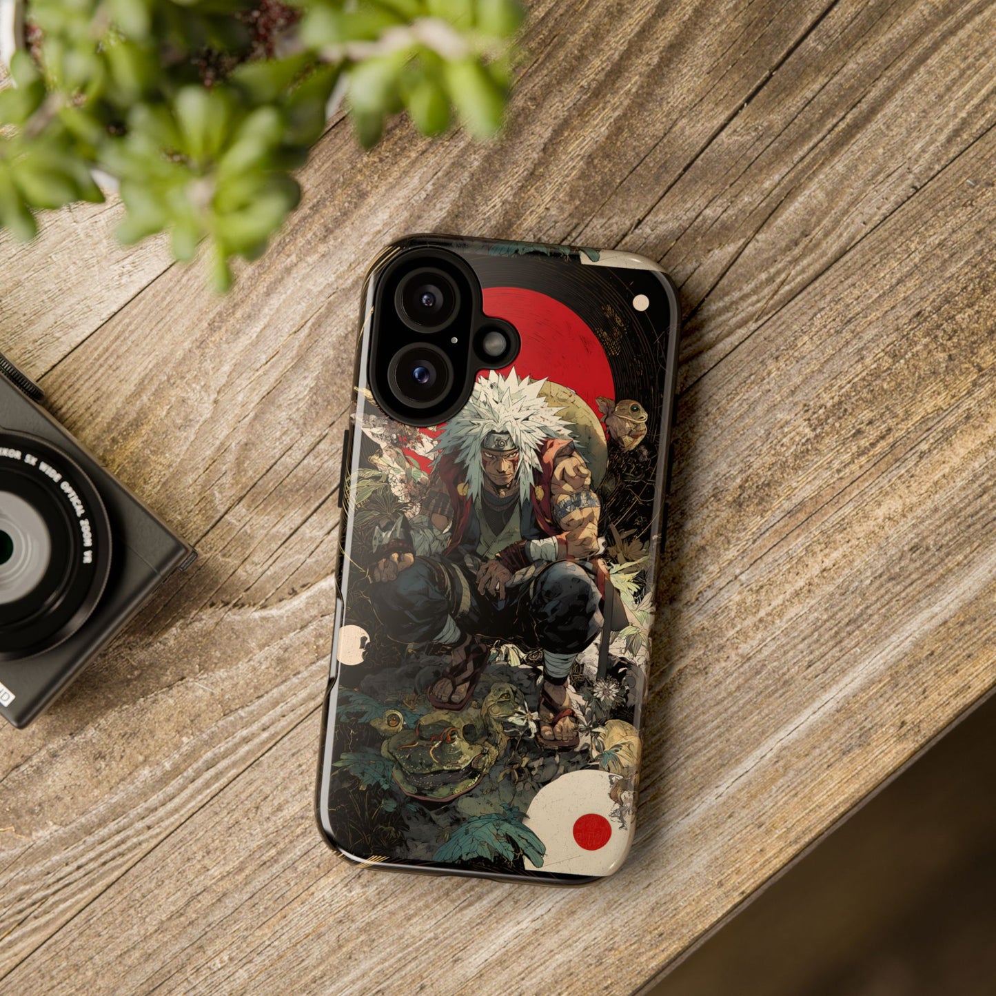 Jiraiya Sensei Naruto Shippuden Anime-Inspired Phone Case: Tough Cases, Phone Cover