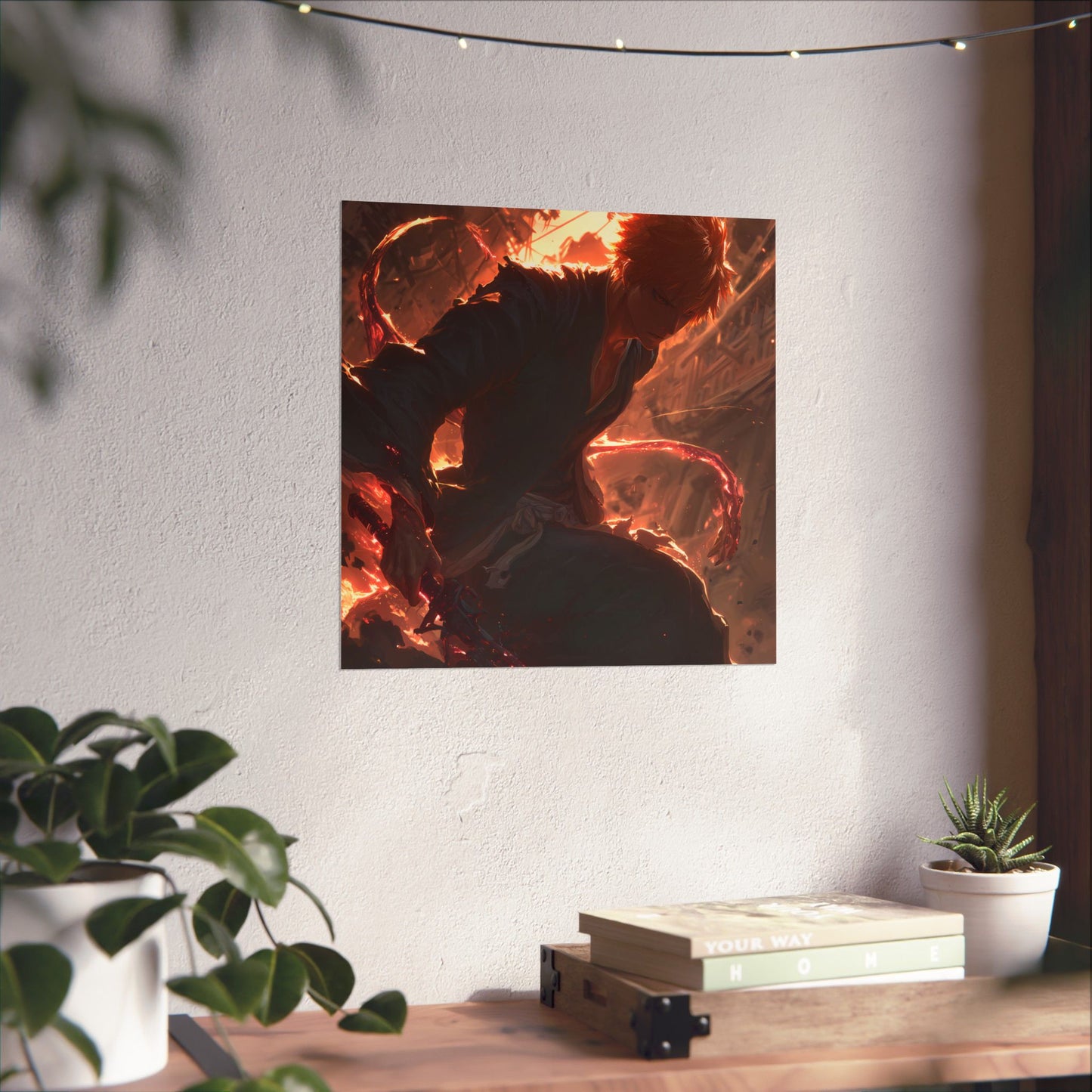 Ichigo Kurosaki Bleach Thousand Year Blood War Anime Matte Vertical Poster Wall Art