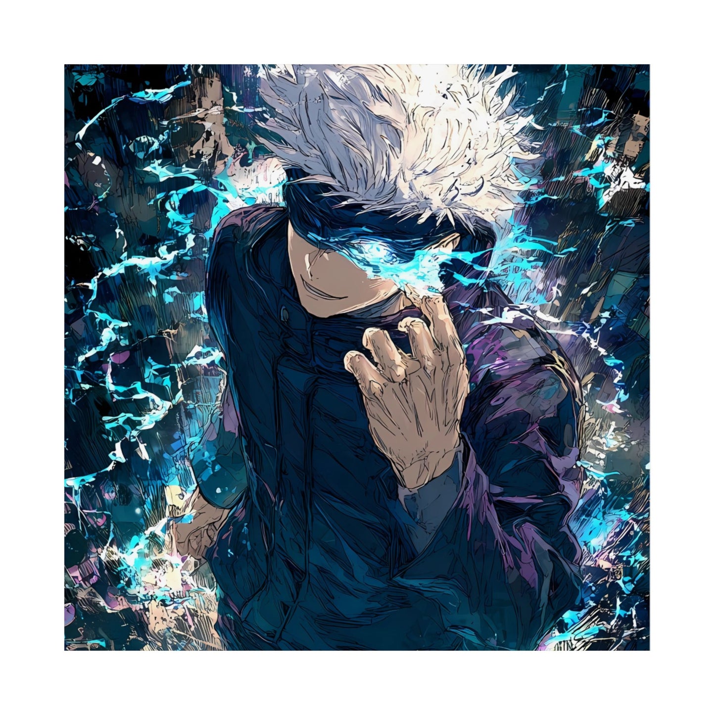 Jujutsu Kaisen Gojo Satoru Matte Vertical Poster Wall Art