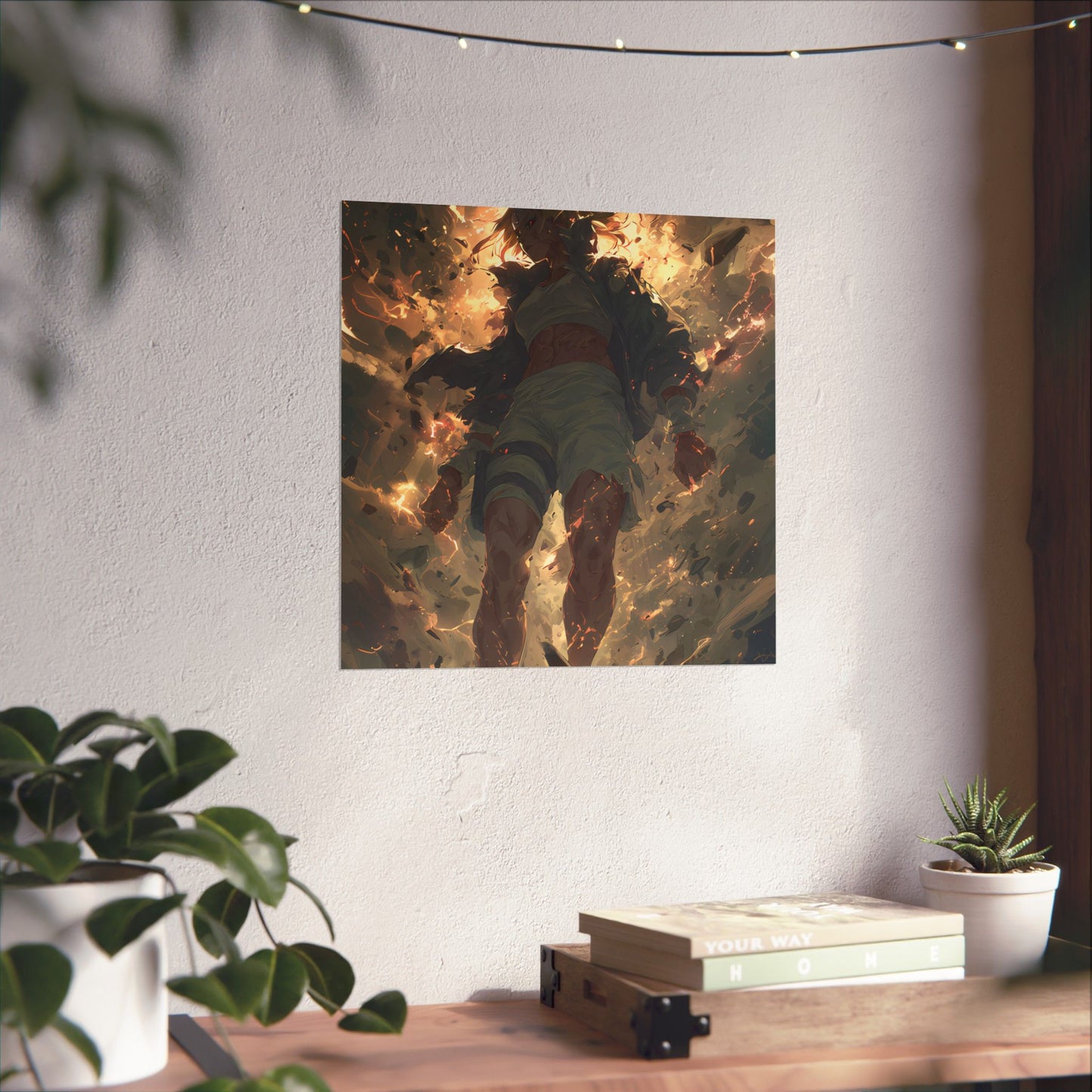 Tsunade Senju, Naruto Shippuden Anime Fan Art Matte Vertical Poster Wall Art