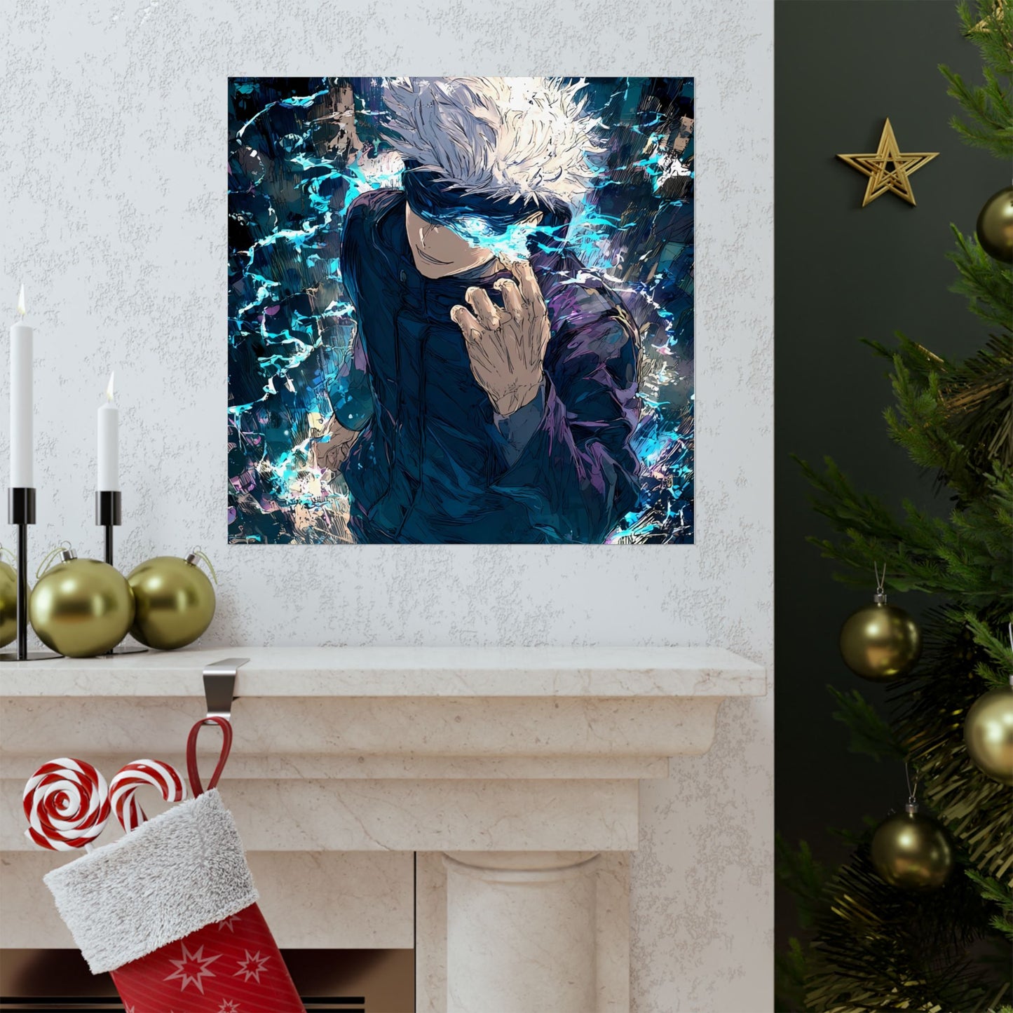 Jujutsu Kaisen Gojo Satoru Matte Vertical Poster Wall Art