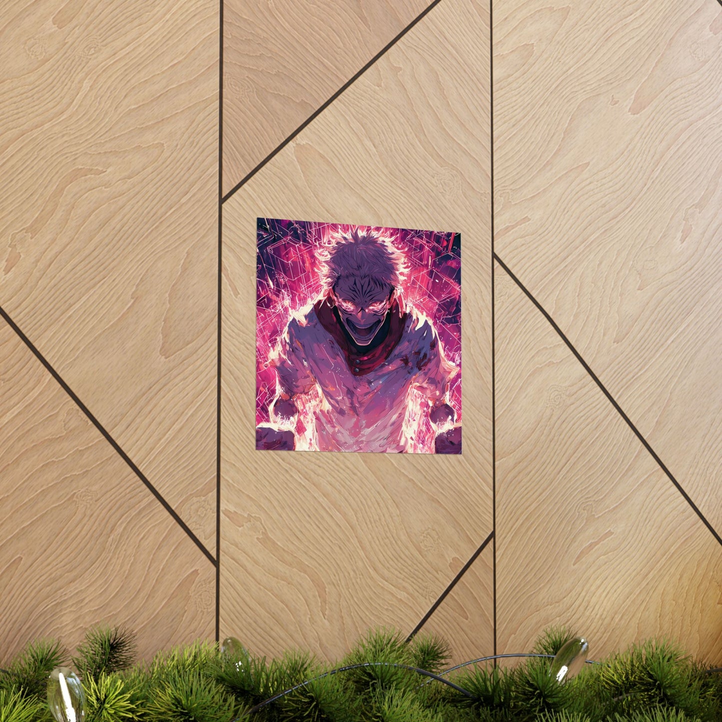 Ryomen Sukuna, Jujutsu Kaisen Anime Fan Art Vertical Poster Wall Art