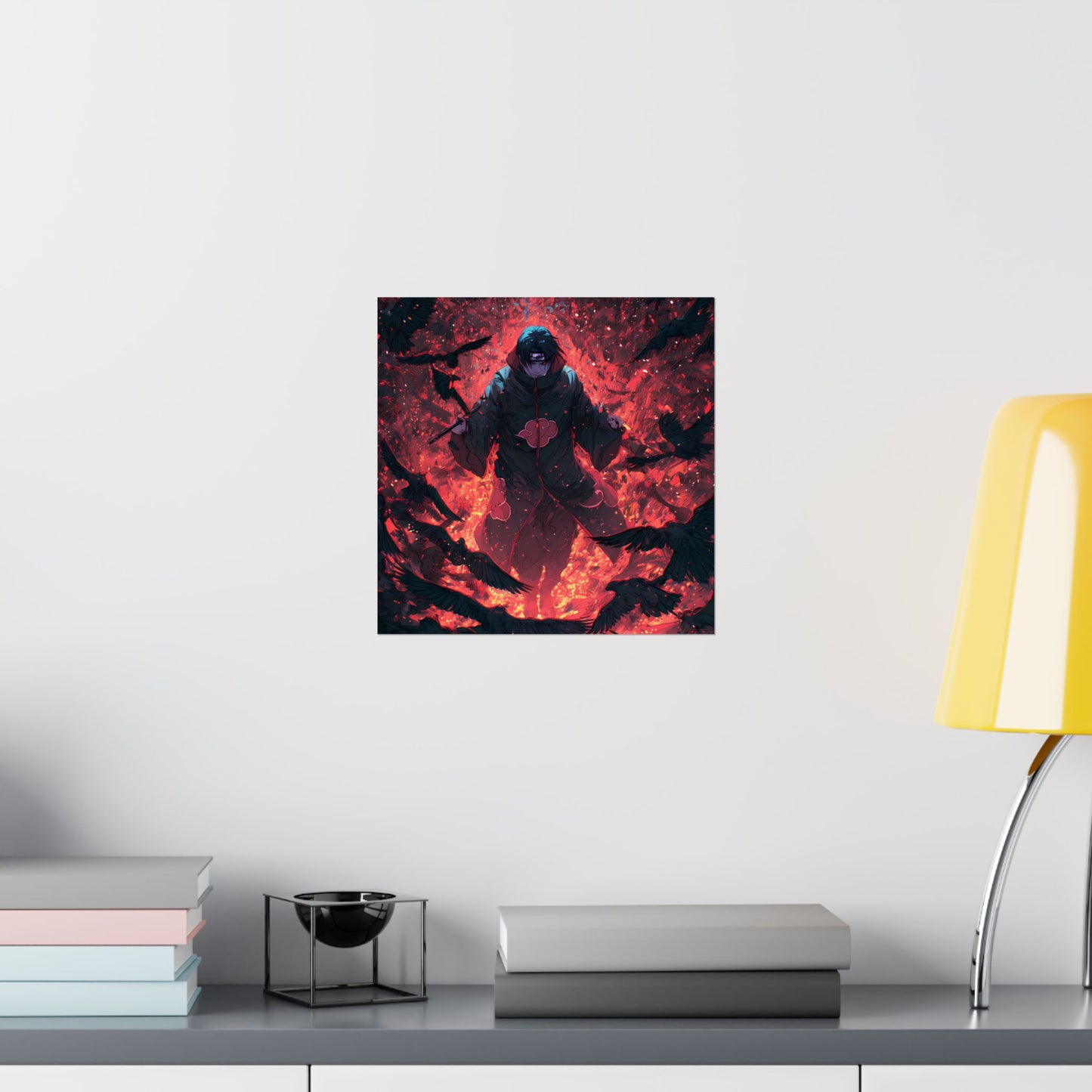 Itachi Uchiha, Tsukuyomi Naruto Shippuden Anime Fan Art Vertical Poster Wall Art