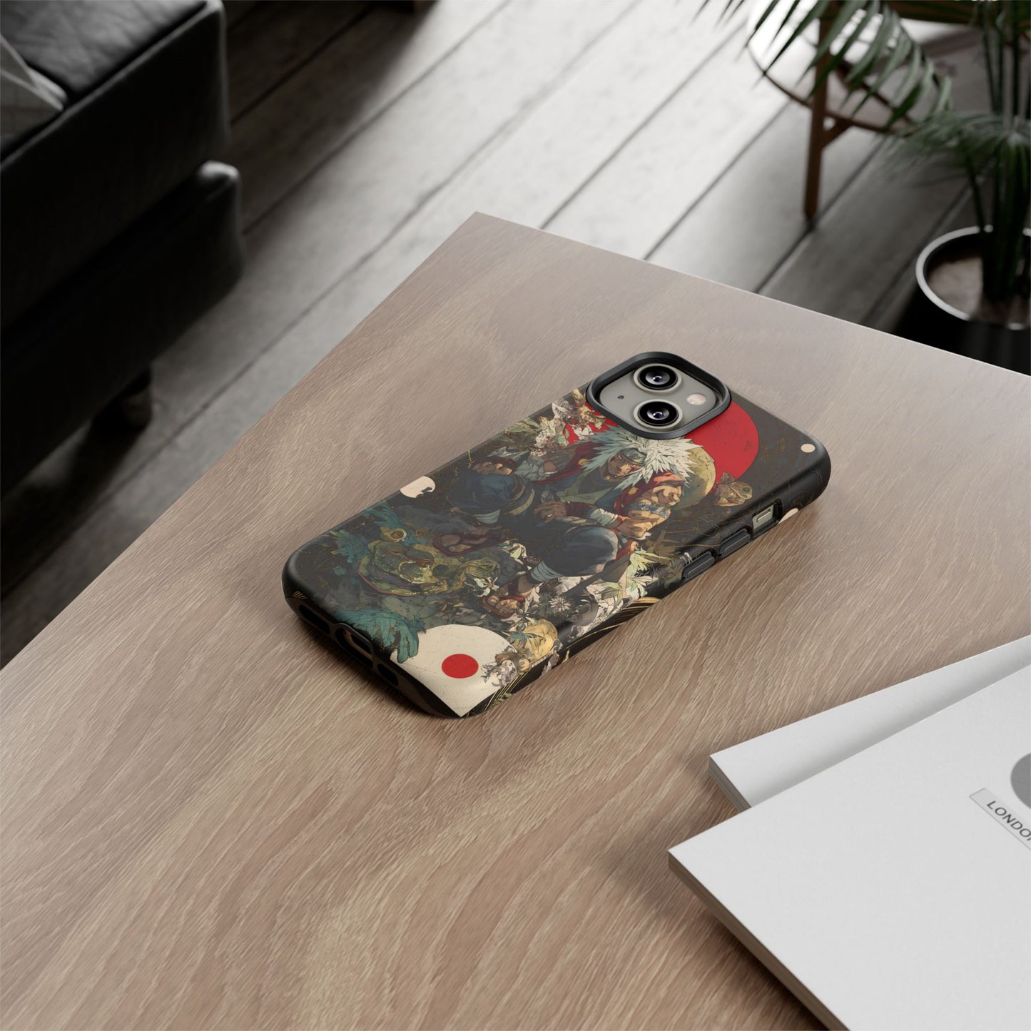 Jiraiya Sensei Naruto Shippuden Anime-Inspired Phone Case: Tough Cases, Phone Cover