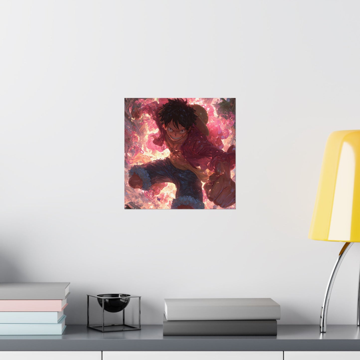 Monkey D. Luffy, One Piece Anime Gomu Gomu No Mi Matte Vertical Poster Wall Art