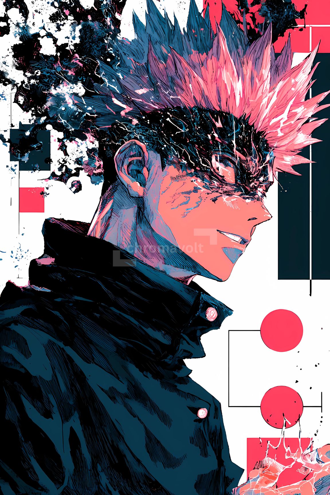 Gojo Satoru Jujutsu Kaisen Anime Posters, Matte Vertical Poster Wall Art