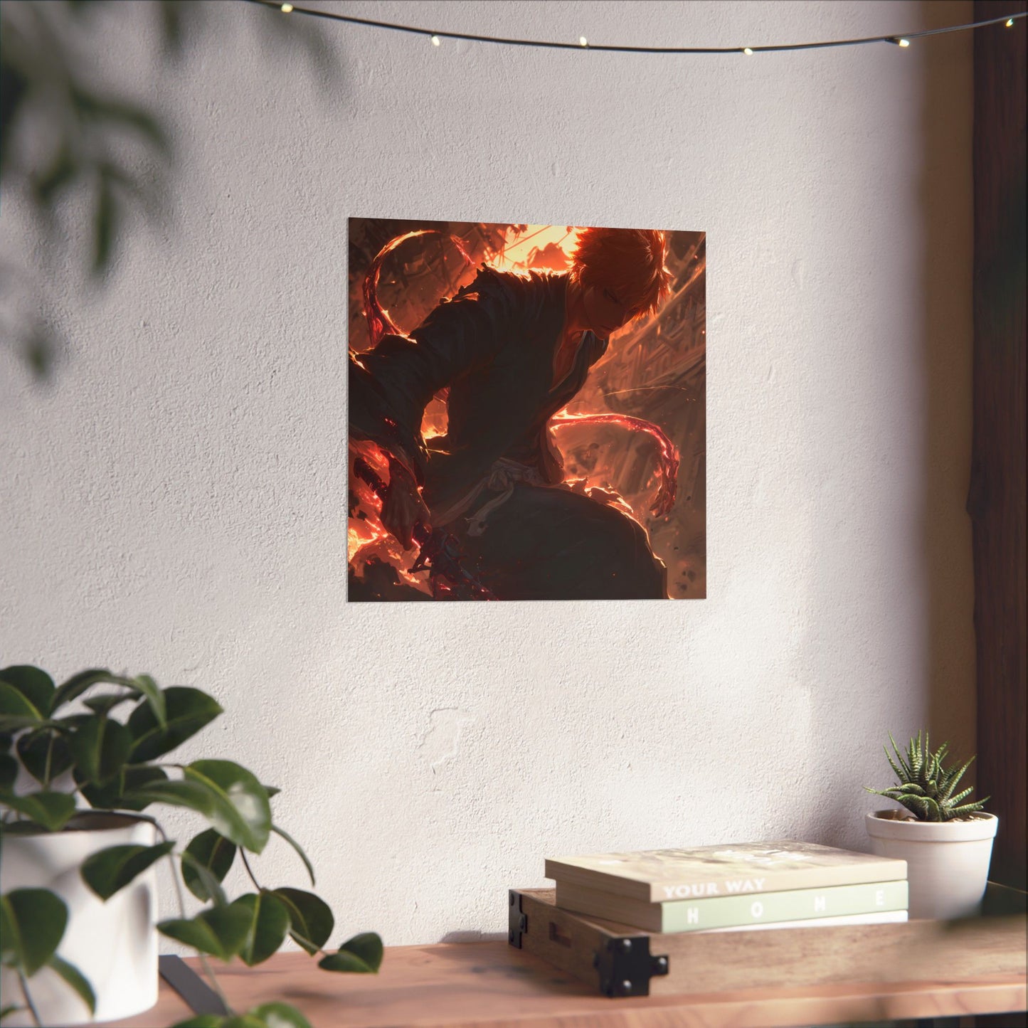 Ichigo Kurosaki Bleach Thousand Year Blood War Anime Matte Vertical Poster Wall Art