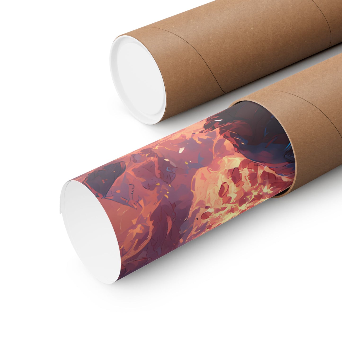 Icy Flames Shoto Todoroki My Hero Academia Anime Matte Vertical Poster Wall Art