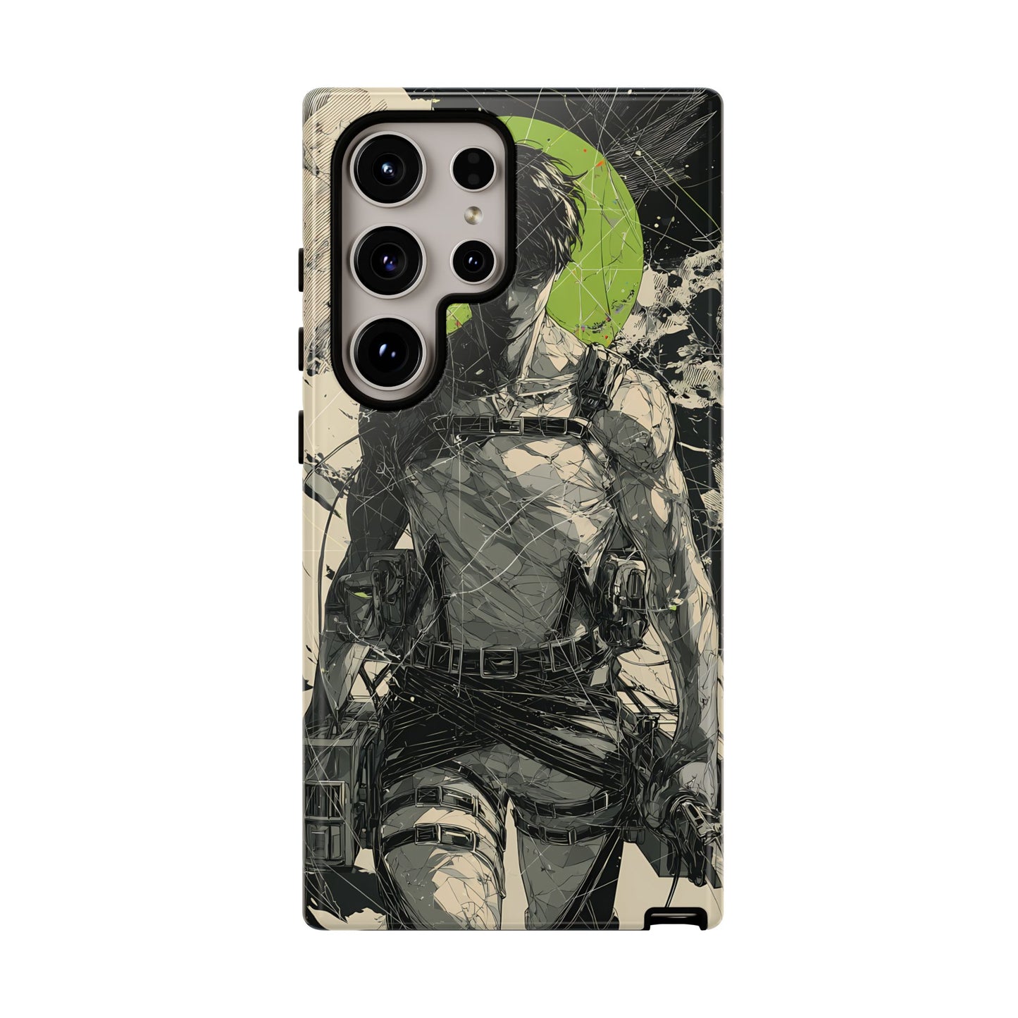 Captain Levi Ackerman, Attack On Titan Anime-Inspired Phone Case: Tough Cases, Phone Cover