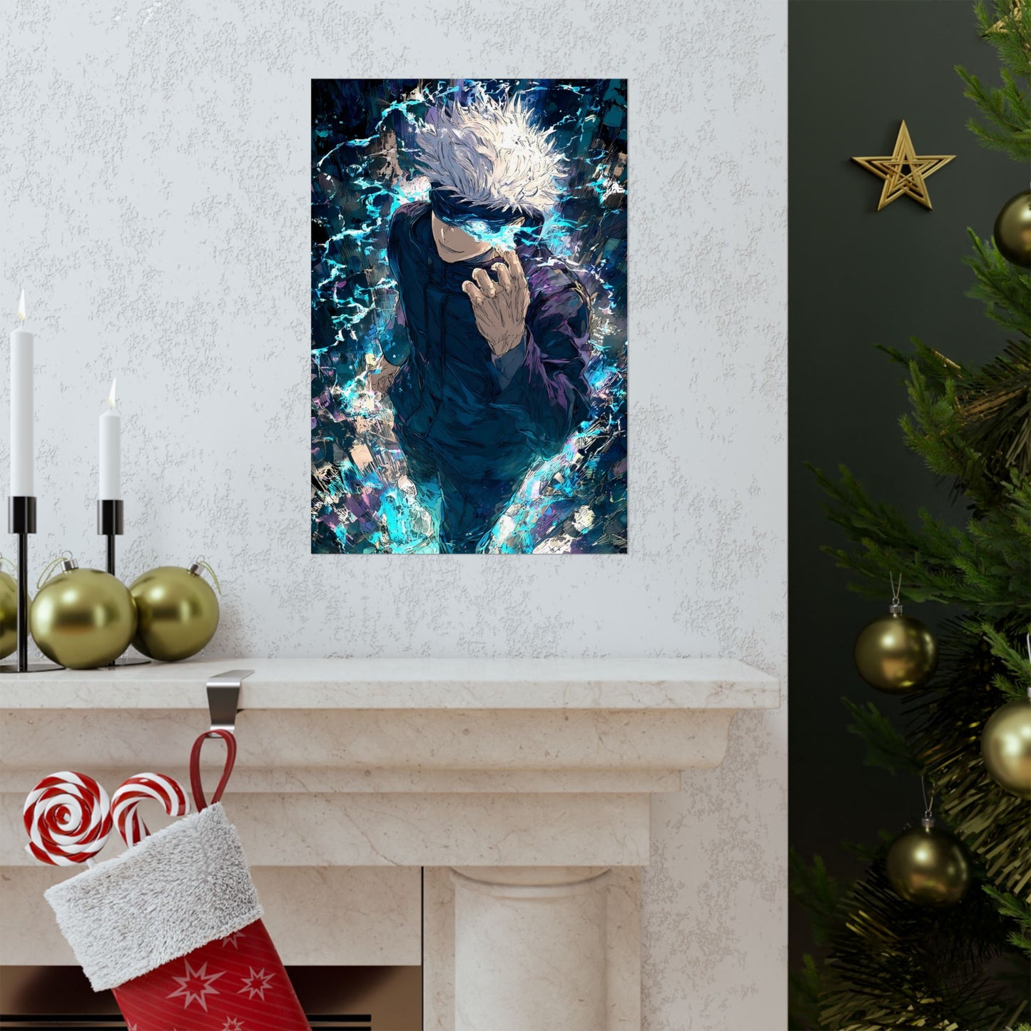 Jujutsu Kaisen Gojo Satoru Matte Vertical Poster Wall Art