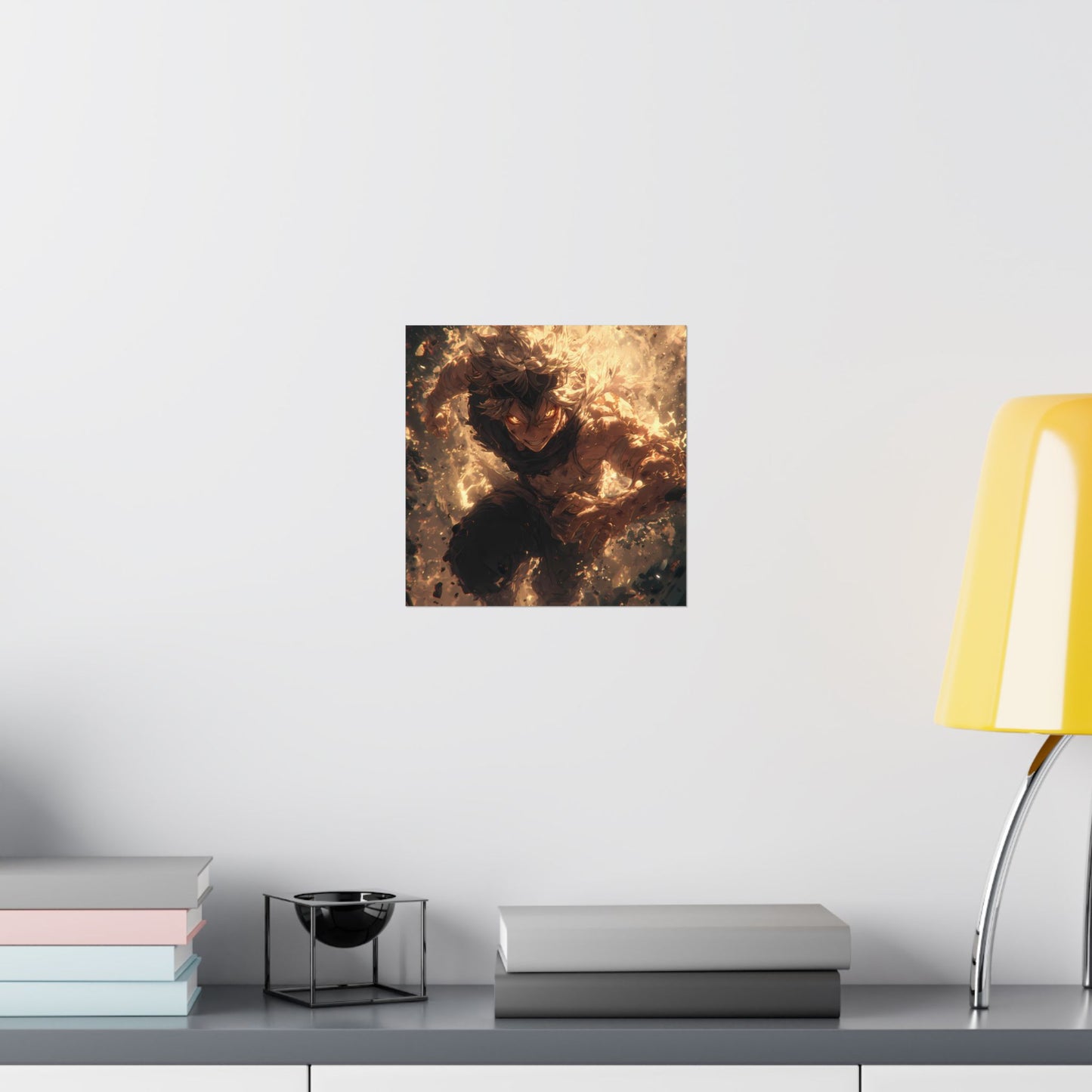 Black Clover Asta Anime Matte Vertical Poster Wall Art