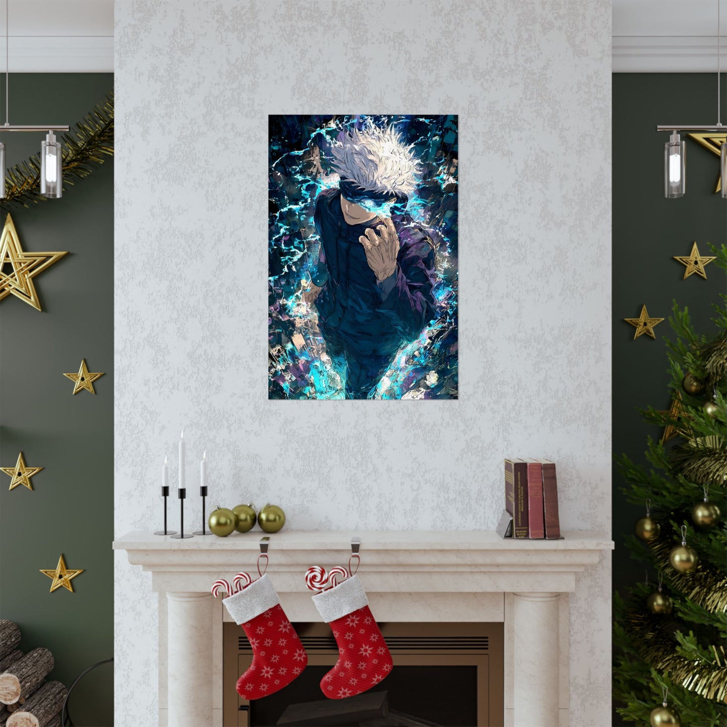 Jujutsu Kaisen Gojo Satoru Matte Vertical Poster Wall Art