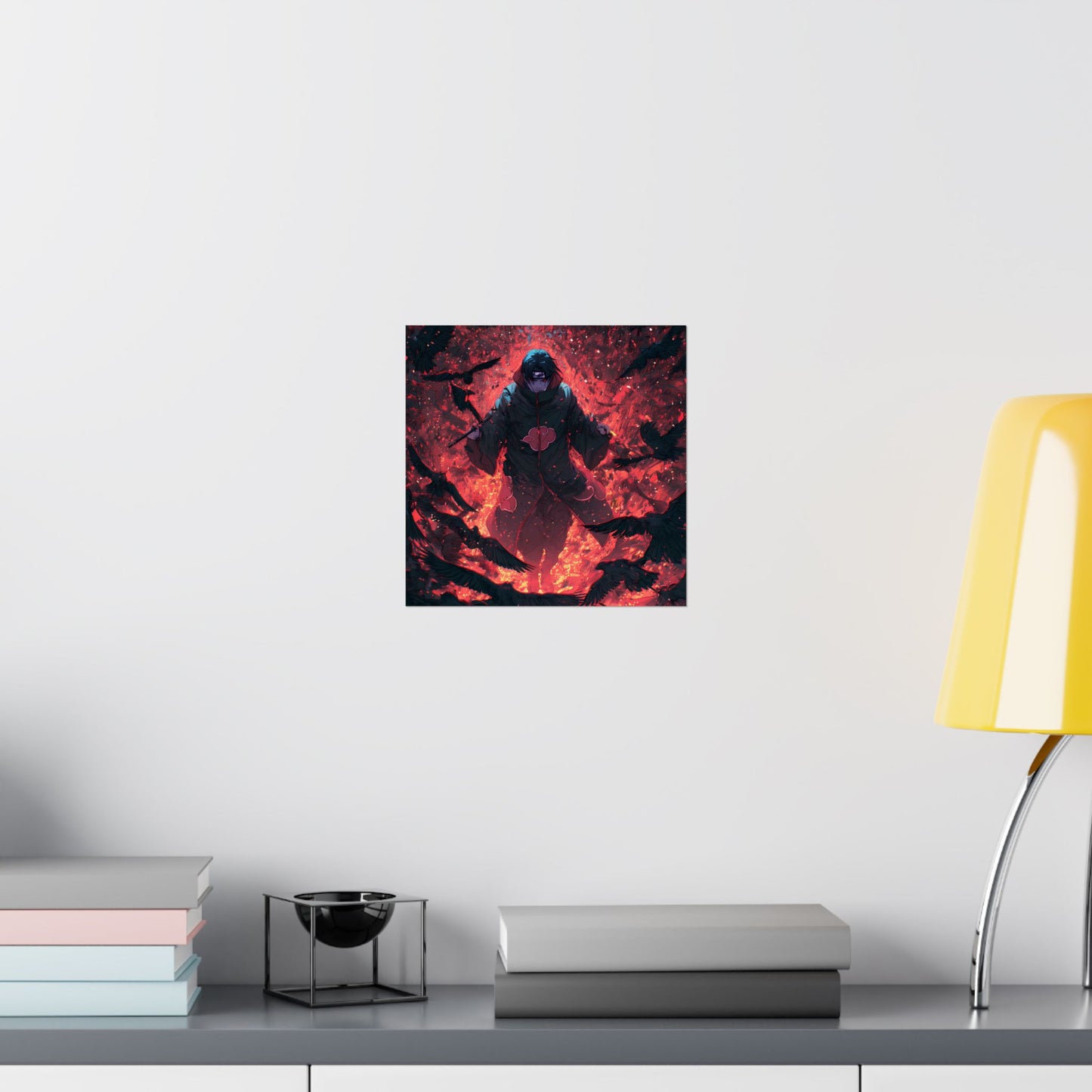 Itachi Uchiha, Tsukuyomi Naruto Shippuden Anime Fan Art Vertical Poster Wall Art