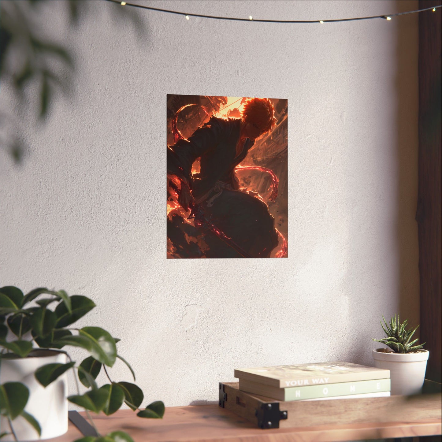 Ichigo Kurosaki Bleach Thousand Year Blood War Anime Matte Vertical Poster Wall Art