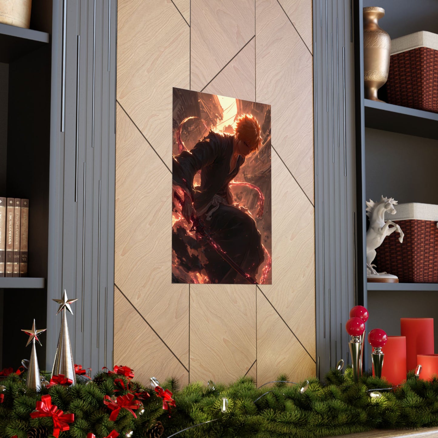 Ichigo Kurosaki Bleach Thousand Year Blood War Anime Matte Vertical Poster Wall Art