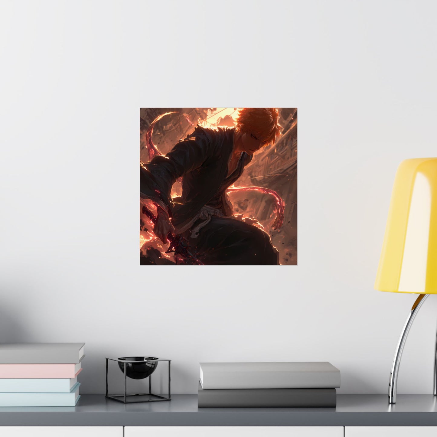 Ichigo Kurosaki Bleach Thousand Year Blood War Anime Matte Vertical Poster Wall Art