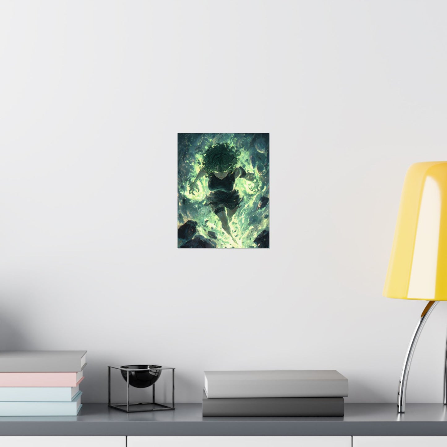 Tornado Of Terror Tatsumaki, One Punch Man Anime Matte Vertical Poster Wall Art