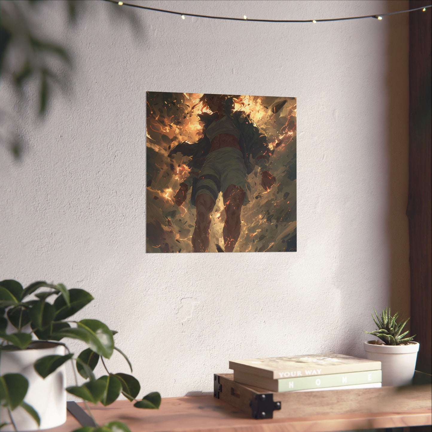 Tsunade Senju, Naruto Shippuden Anime Fan Art Matte Vertical Poster Wall Art