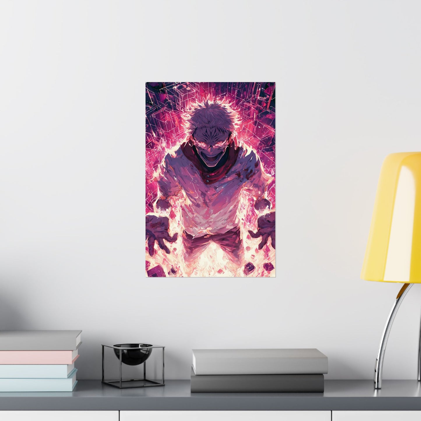 Ryomen Sukuna, Jujutsu Kaisen Anime Fan Art Vertical Poster Wall Art