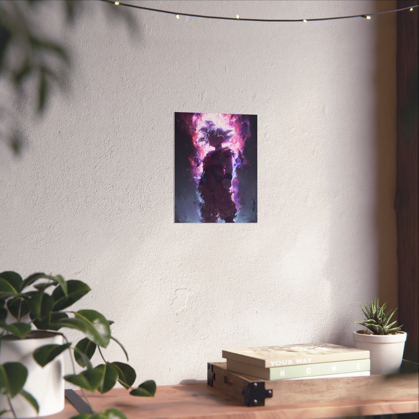 Ultra Instinct Kid Goku, UI Dragon Ball Super Matte Vertical Poster Wall Art