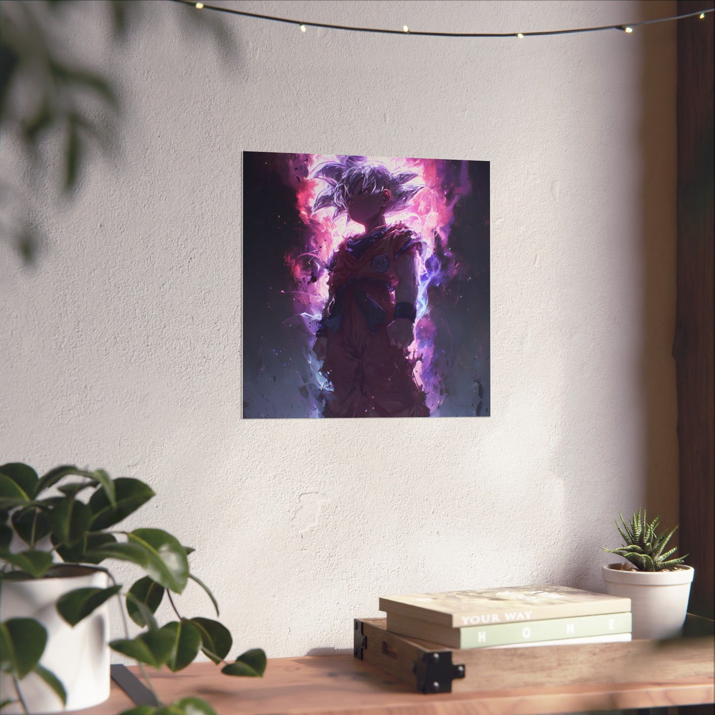 Ultra Instinct Kid Goku, UI Dragon Ball Super Matte Vertical Poster Wall Art