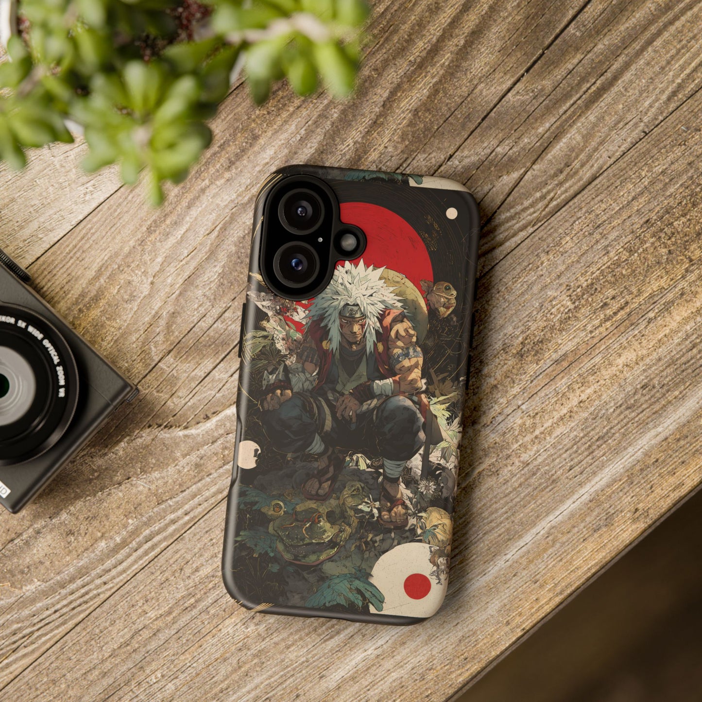 Jiraiya Sensei Naruto Shippuden Anime-Inspired Phone Case: Tough Cases, Phone Cover
