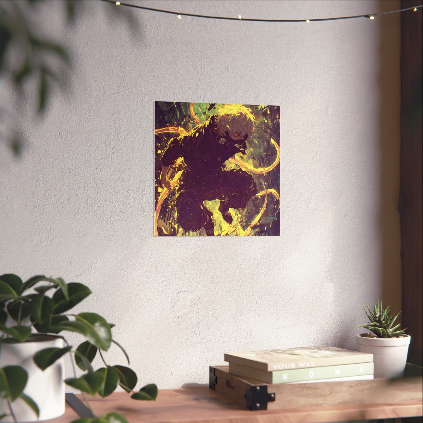 Tokyo Ghoul One Eyed Ghoul Kaneki Ken Anime Fan Art Matte Vertical Poster Wall Art