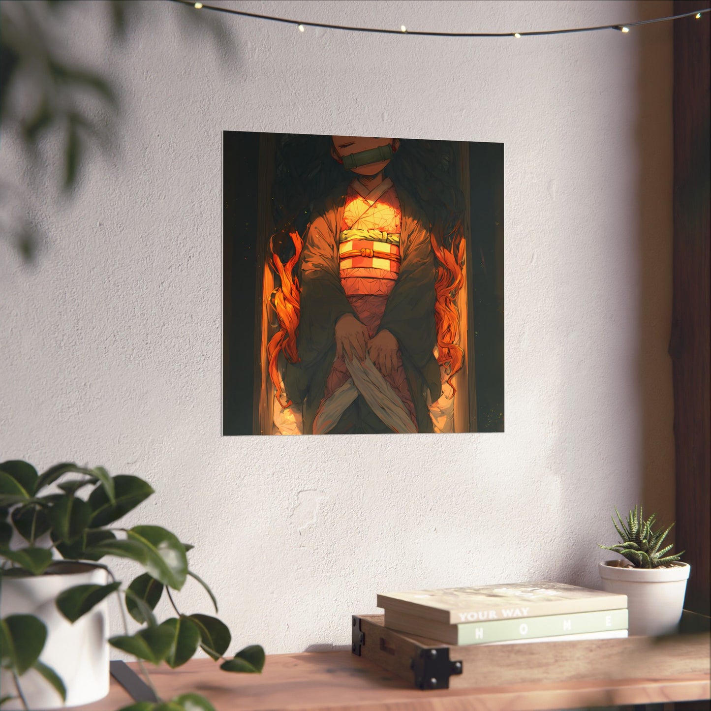 Sleeping Nezuko, Demon Slayer Anime Matte Vertical Poster Wall Art