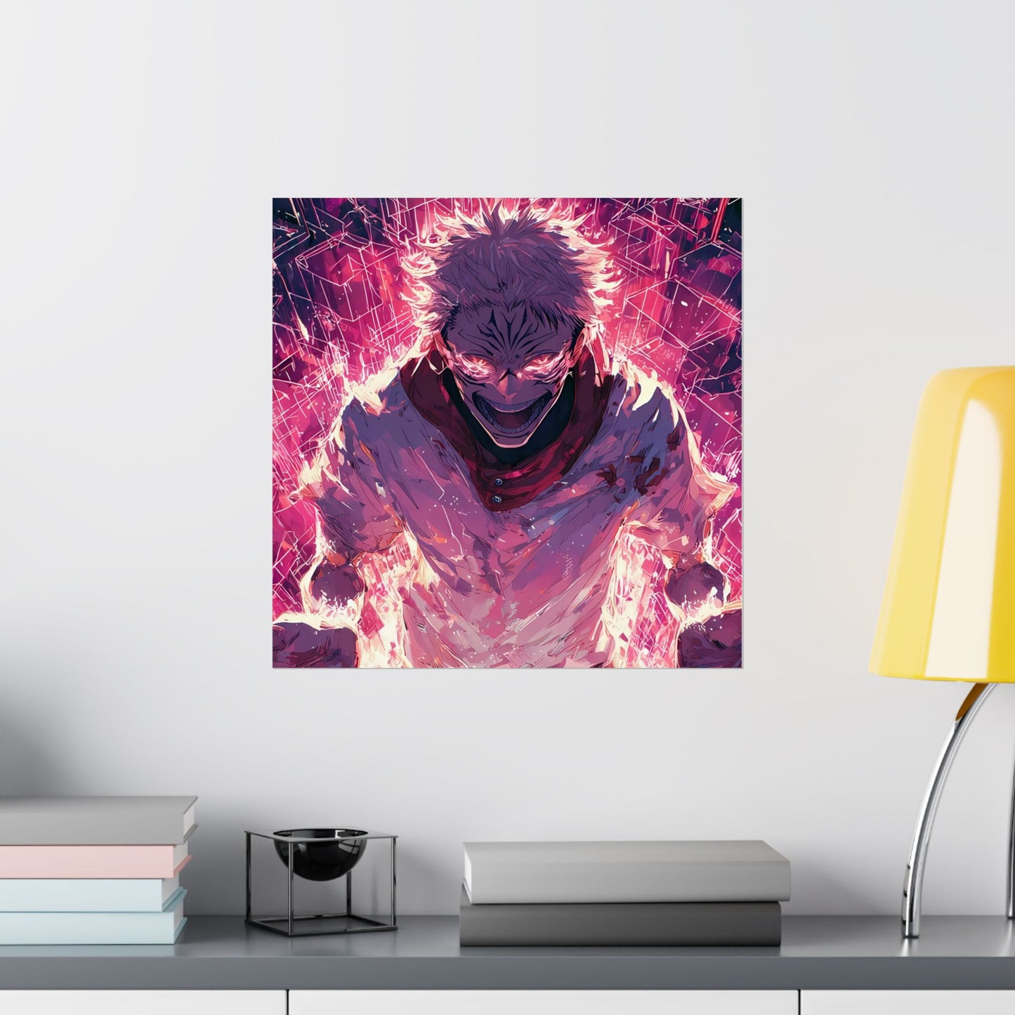 Ryomen Sukuna, Jujutsu Kaisen Anime Fan Art Vertical Poster Wall Art