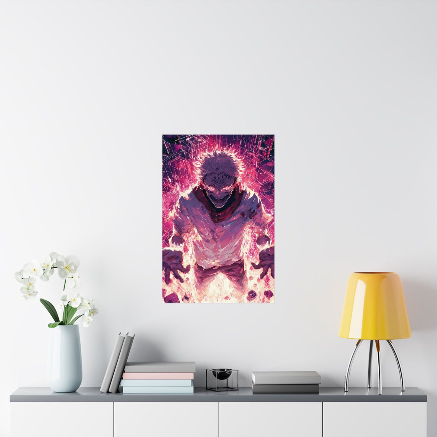 Ryomen Sukuna, Jujutsu Kaisen Anime Fan Art Vertical Poster Wall Art