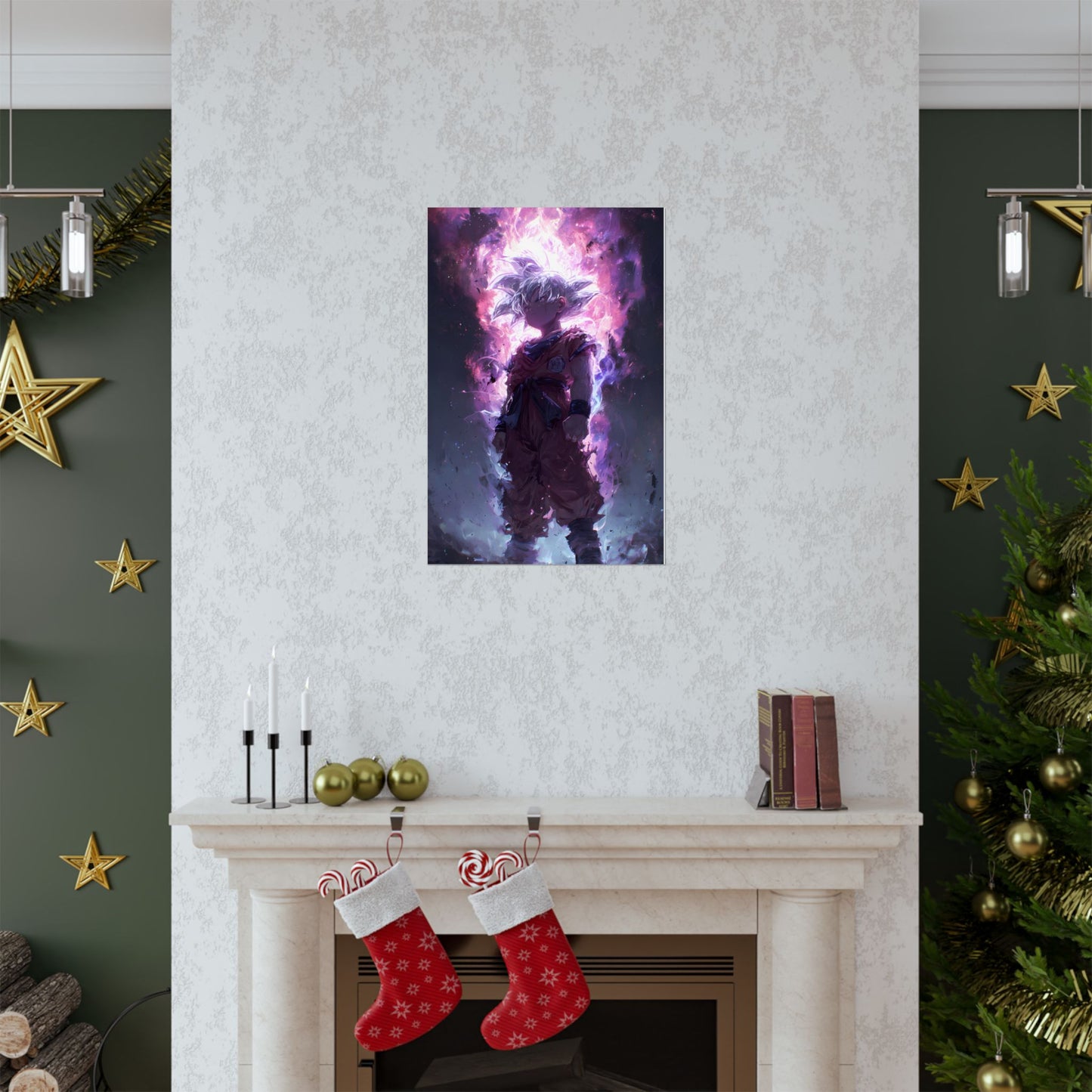 Ultra Instinct Kid Goku, UI Dragon Ball Super Matte Vertical Poster Wall Art