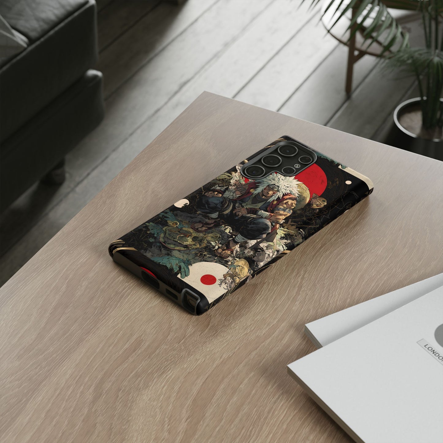 Jiraiya Sensei Naruto Shippuden Anime-Inspired Phone Case: Tough Cases, Phone Cover