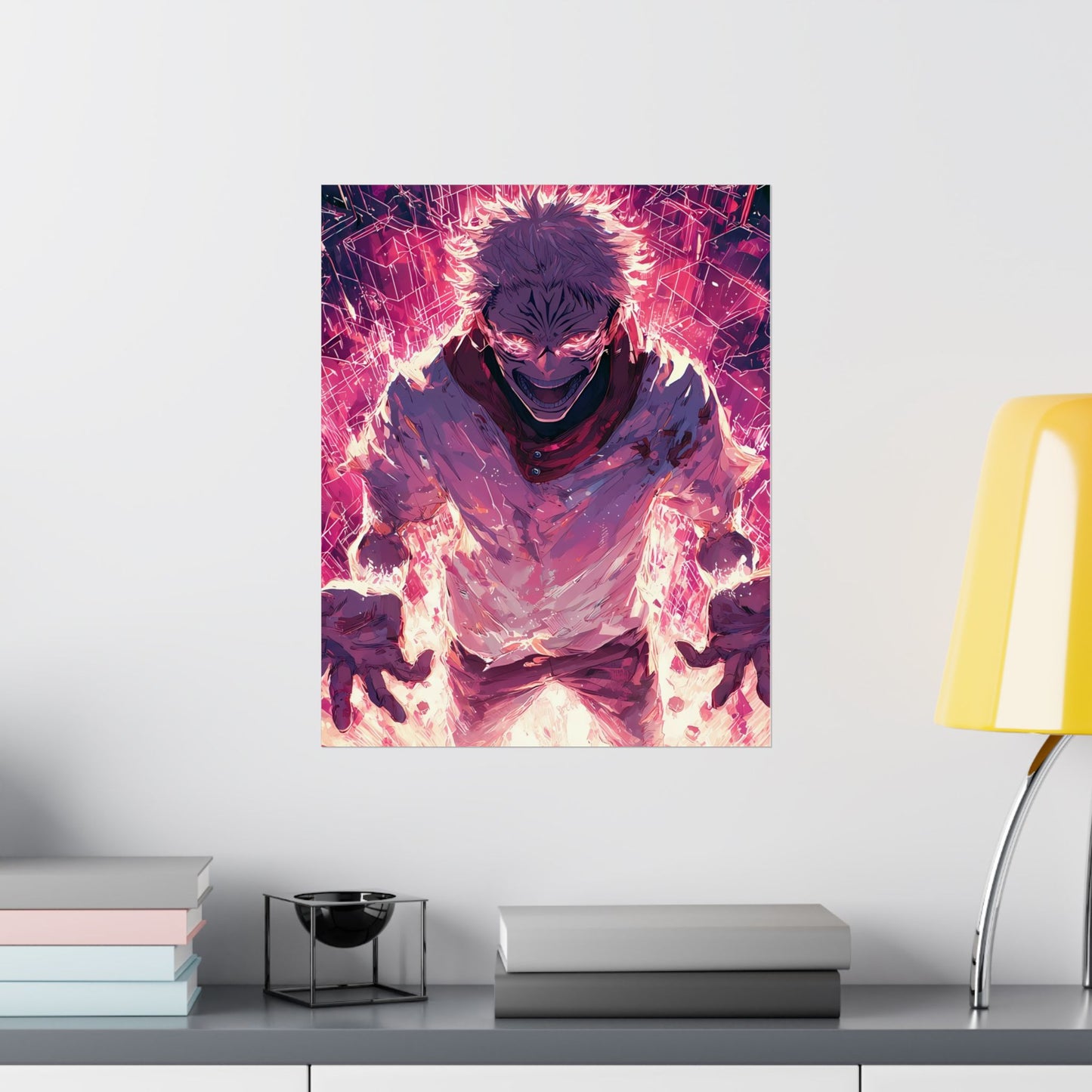 Ryomen Sukuna, Jujutsu Kaisen Anime Fan Art Vertical Poster Wall Art