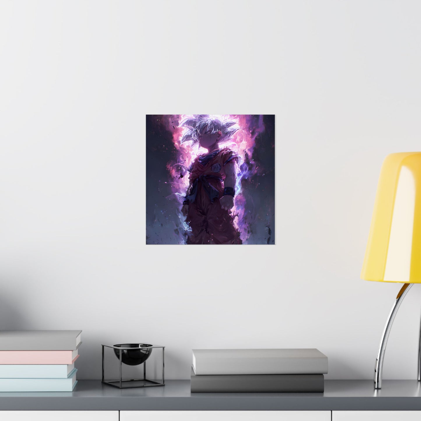 Ultra Instinct Kid Goku, UI Dragon Ball Super Matte Vertical Poster Wall Art