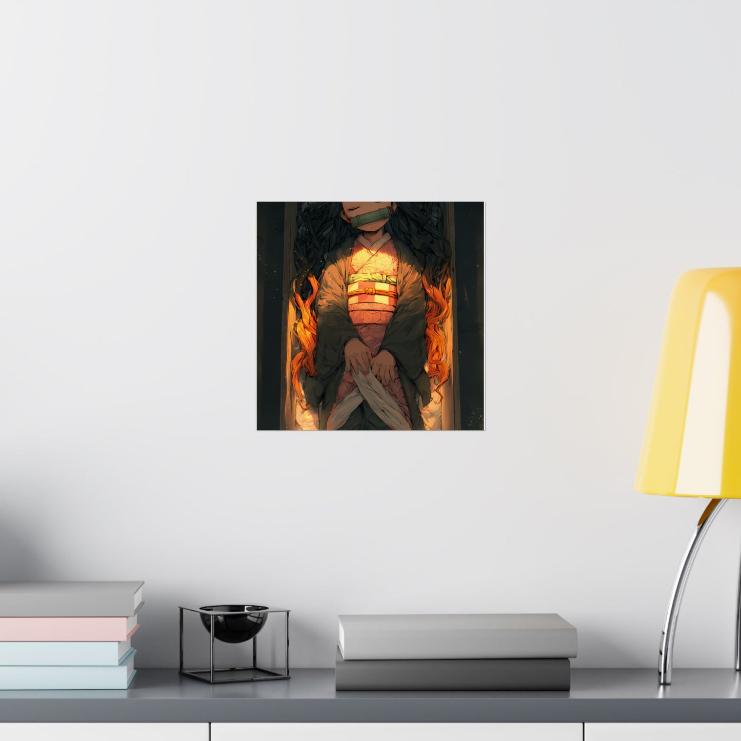 Sleeping Nezuko, Demon Slayer Anime Matte Vertical Poster Wall Art
