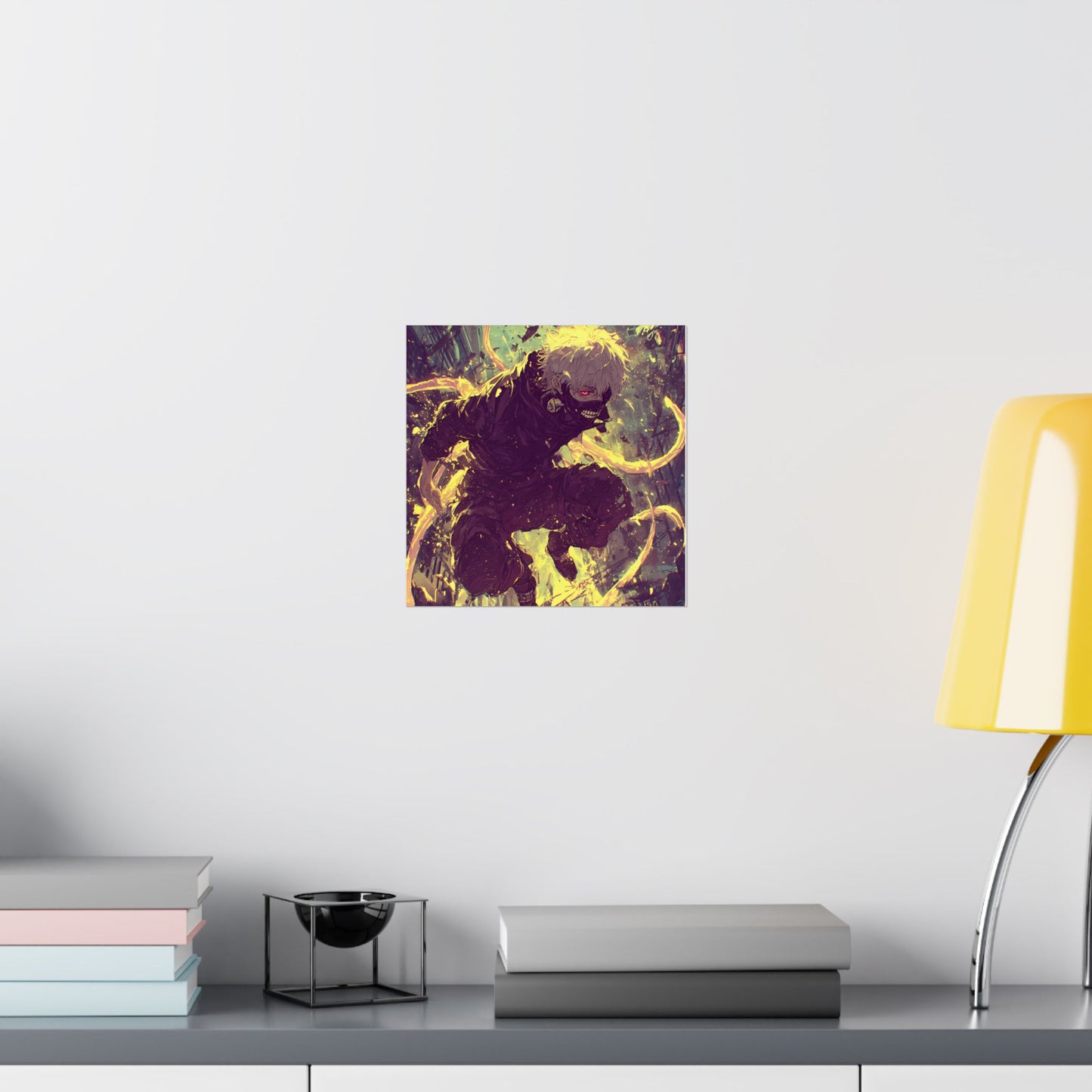 Tokyo Ghoul One Eyed Ghoul Kaneki Ken Anime Fan Art Matte Vertical Poster Wall Art