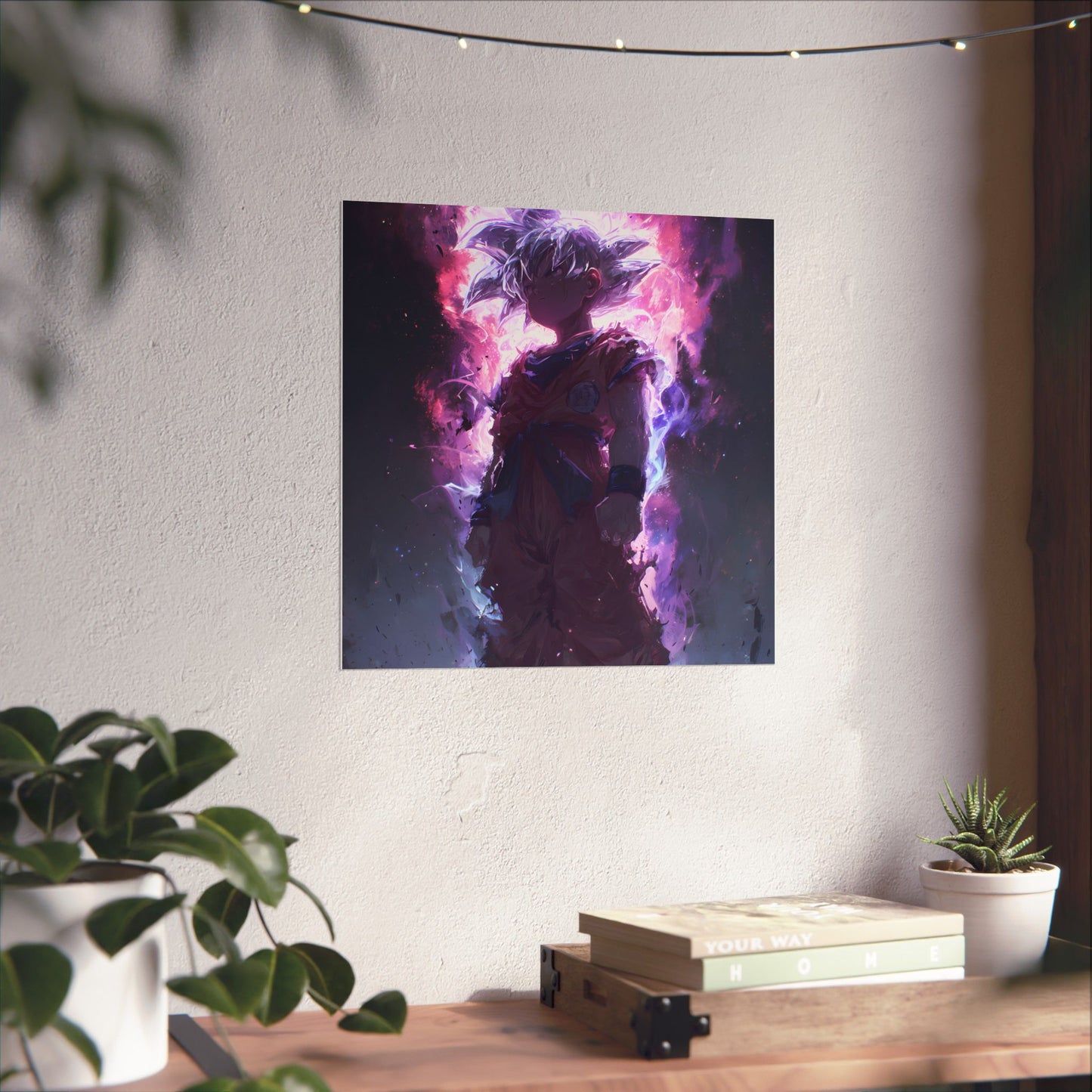 Ultra Instinct Kid Goku, UI Dragon Ball Super Matte Vertical Poster Wall Art