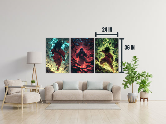 Naruto Shippuden Anime Posters, Matte Vertical Poster Wall Art