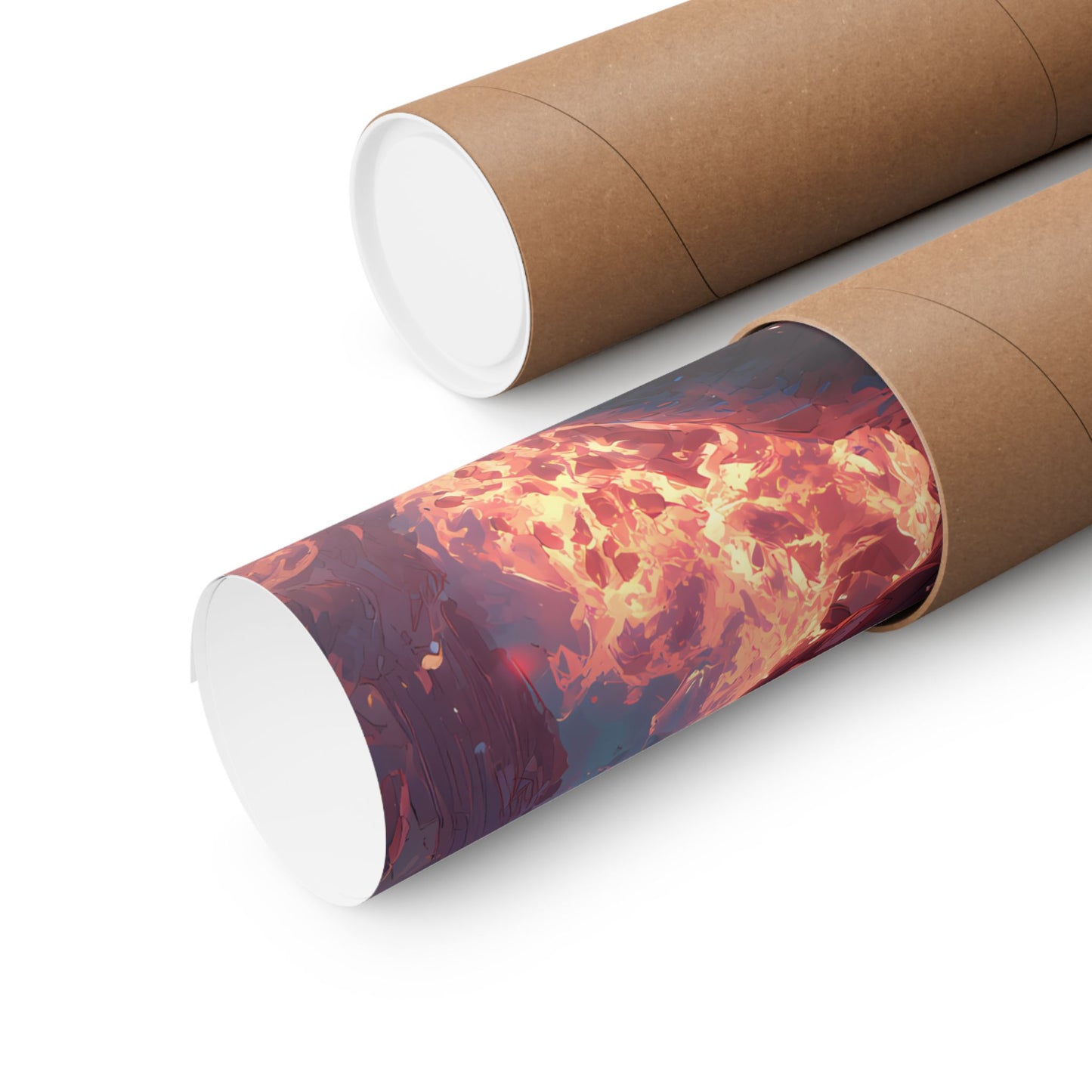 Icy Flames Shoto Todoroki My Hero Academia Anime Matte Vertical Poster Wall Art