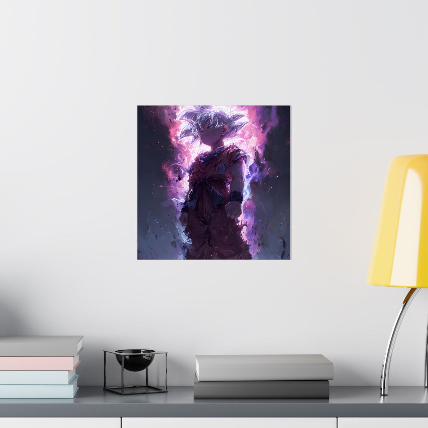 Ultra Instinct Kid Goku, UI Dragon Ball Super Matte Vertical Poster Wall Art