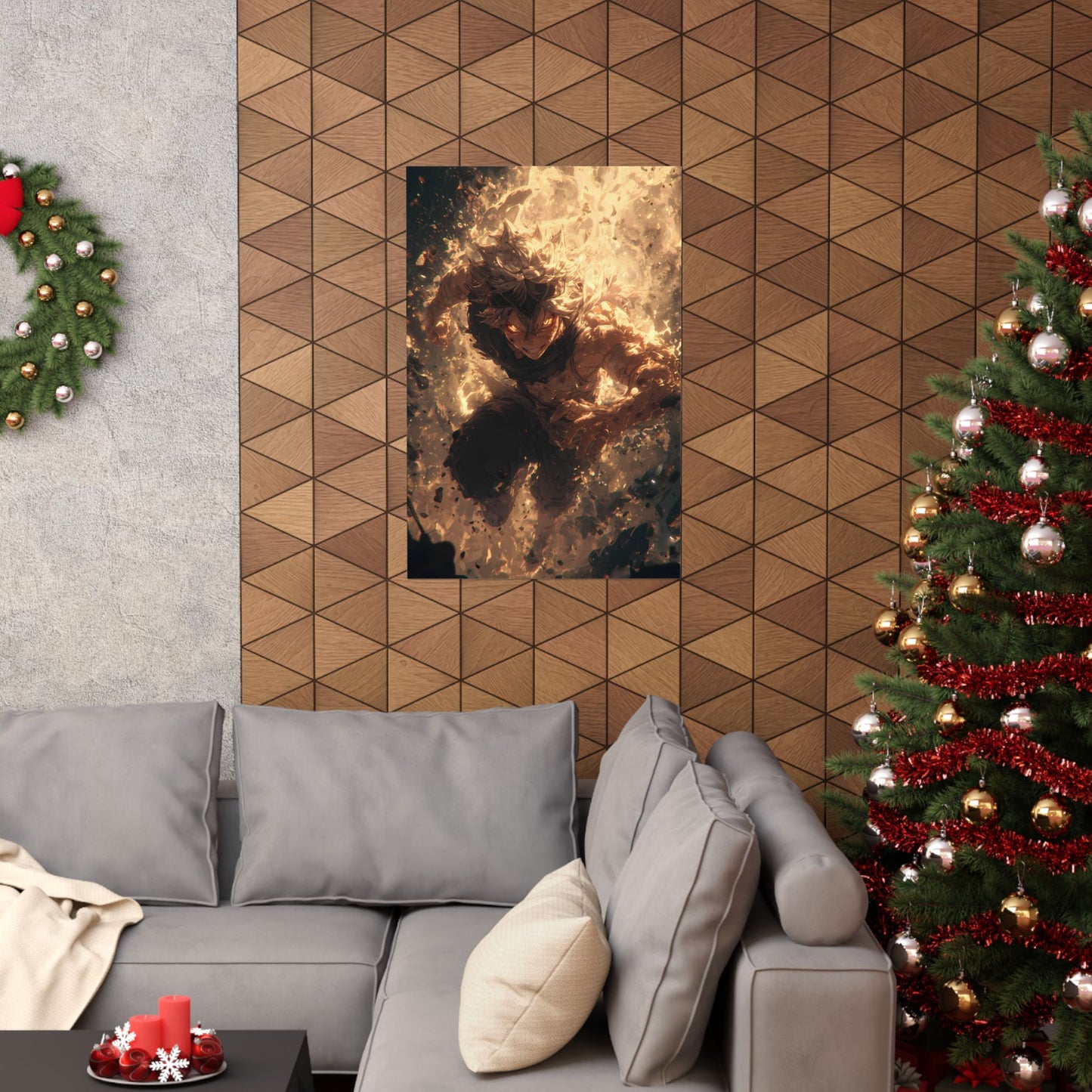 Black Clover Asta Anime Matte Vertical Poster Wall Art