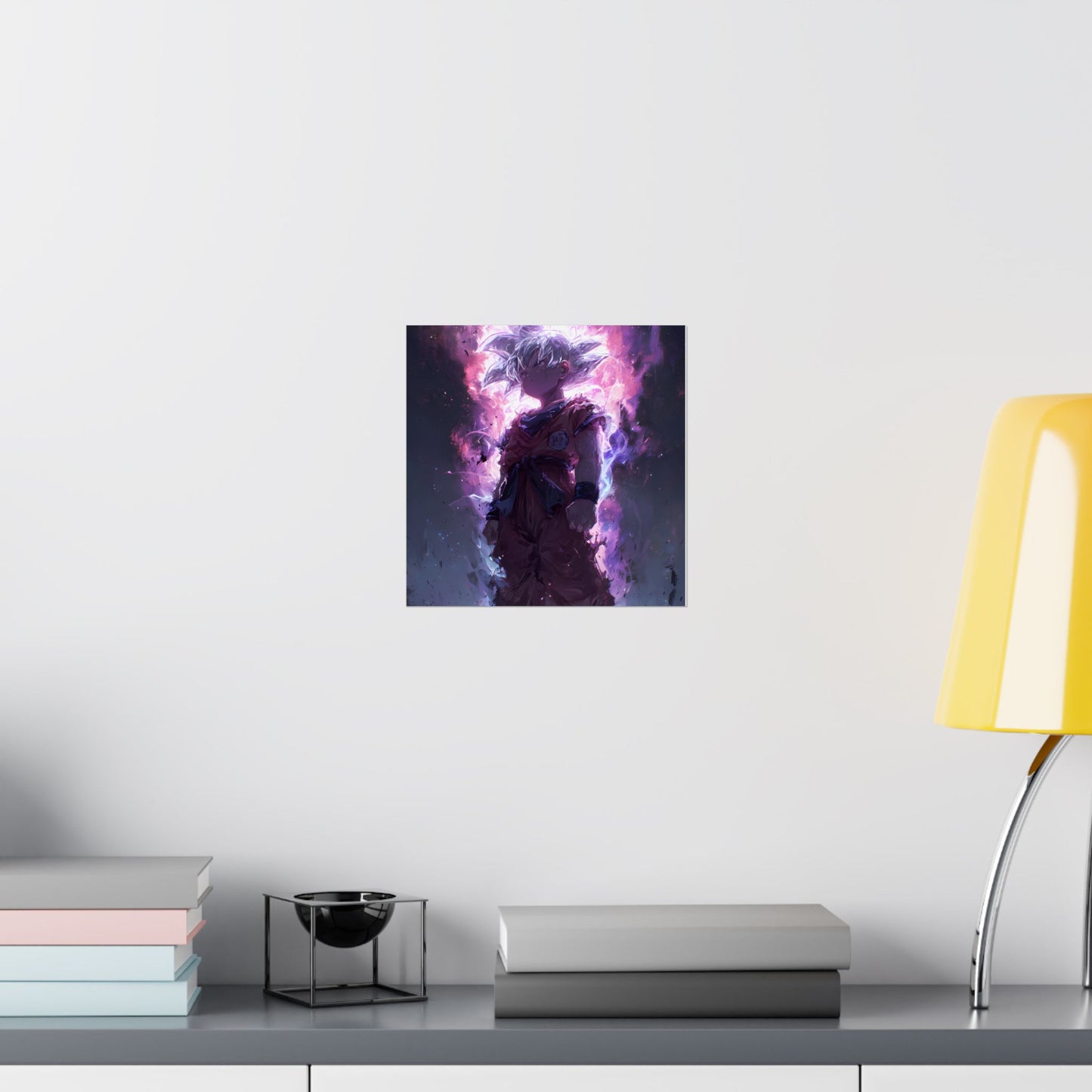 Ultra Instinct Kid Goku, UI Dragon Ball Super Matte Vertical Poster Wall Art
