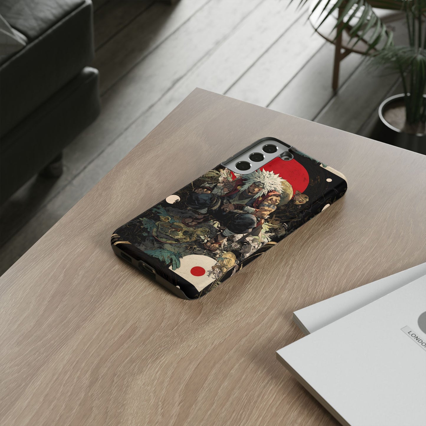 Jiraiya Sensei Naruto Shippuden Anime-Inspired Phone Case: Tough Cases, Phone Cover