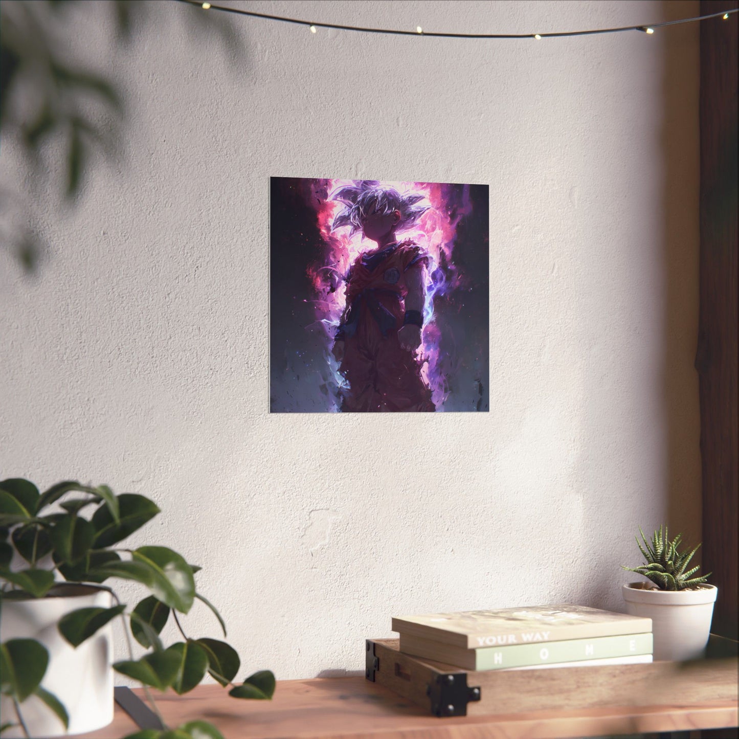 Ultra Instinct Kid Goku, UI Dragon Ball Super Matte Vertical Poster Wall Art