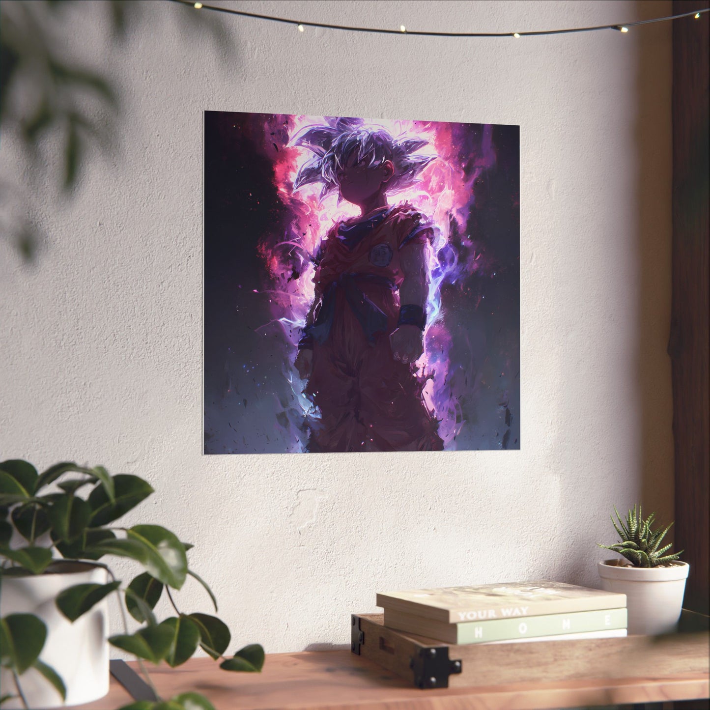 Ultra Instinct Kid Goku, UI Dragon Ball Super Matte Vertical Poster Wall Art